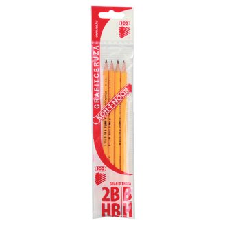 Ico KOH-I-NOOR H, HB, B, 2B grafitceruza 4 db