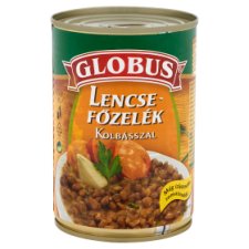Globus lencsefőzelék kolbásszal 400 g