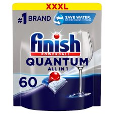 Finish Powerball XXXL Quantum All in 1 Regular Dishwasher Capsules 60 pcs 624 g