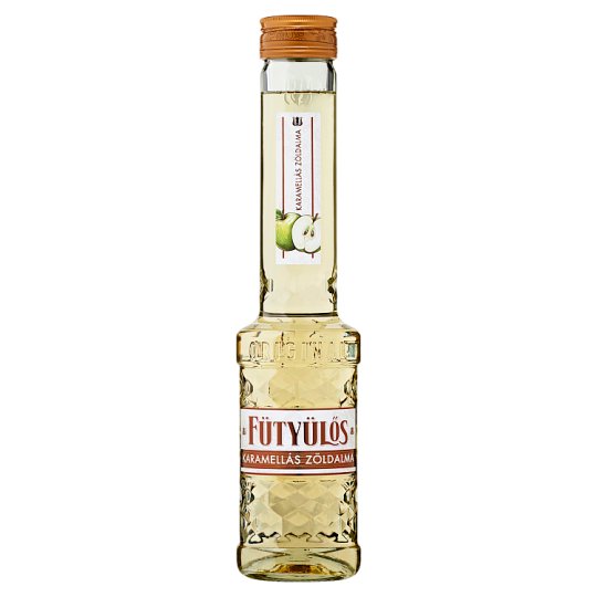 Fütyülős karamellás zöldalma likőr 30% 0,5 l