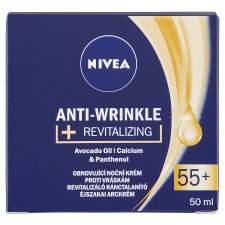 NIVEA Anti Wrinkle 55+ éjszakai arckrém 50 ml