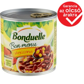 Bonduelle Bon Menu Mexicana vörösbab kukoricával, enyhe mexikói mártásban 430 g