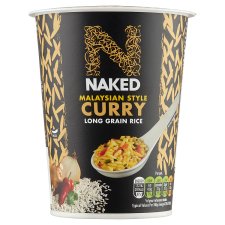 Naked malajziai currys instant rizs 78 g