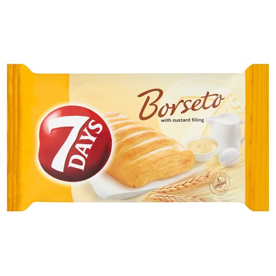 7DAYS Borseto pudingos töltelékkel töltött sütemény 60 g