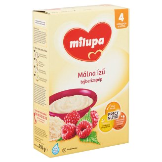 Milupa málna ízű tejberizspép 4 hónapos kortól 250 g