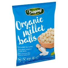 Biopont Organic Extruded Millet Balls 100 g