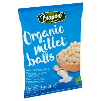 Biopont BIO gluténmentes, enyhén sózott kölesgolyó 100 g