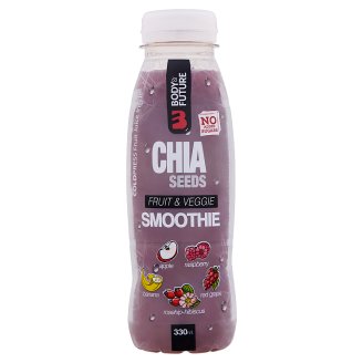 Body&Future szénsavmentes gyümölcsital gyümölcs- és zöldséglevek keverékéből chia maggal 330 ml