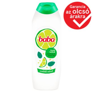 Baba zöldcitrom és menta frissítő tusfürdő 750 ml