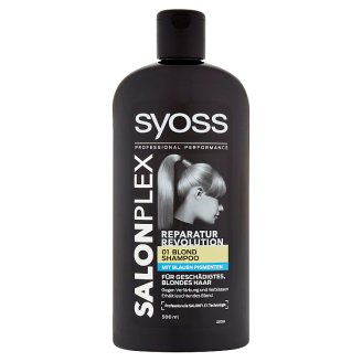 Syoss SalonPlex Blonde sampon világosított és festett szőke hajra 500 ml
