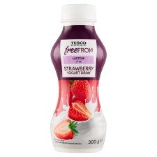 Tesco Free From zsírszegény laktózmentes eperízű joghurtital 300 g
