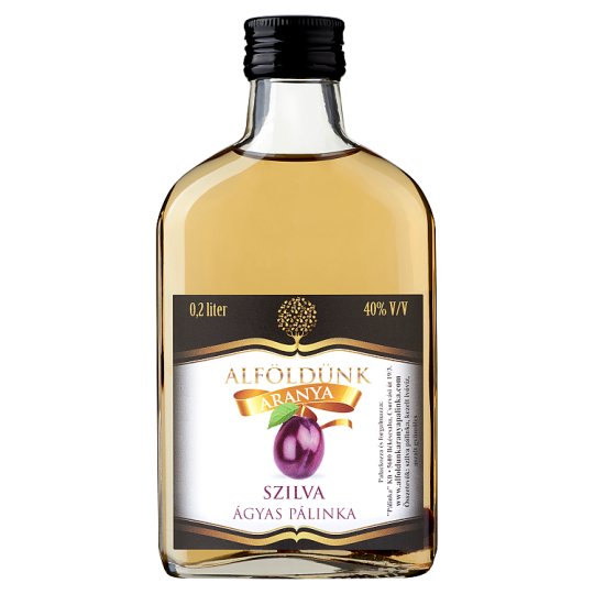 Alföldünk Aranya Plum Palinka on Fruit Bed 40% 0,2 l - Tesco Online ...