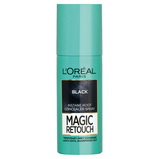 L'Oréal Paris Magic Retouch Fekete azonnali hajtőszínező spray 75 ml