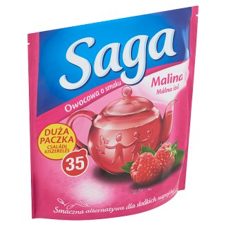 Saga málna ízű gyümölcstea 35 filter 63 g
