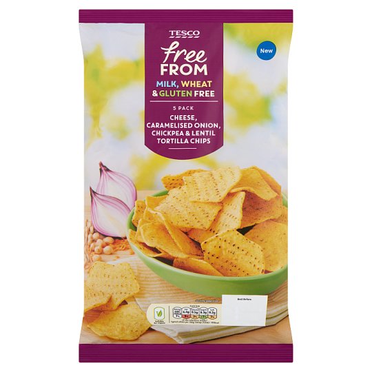 Tesco Free From Cheese, Caramelised Onion, Chickpea & Lentil Tortilla