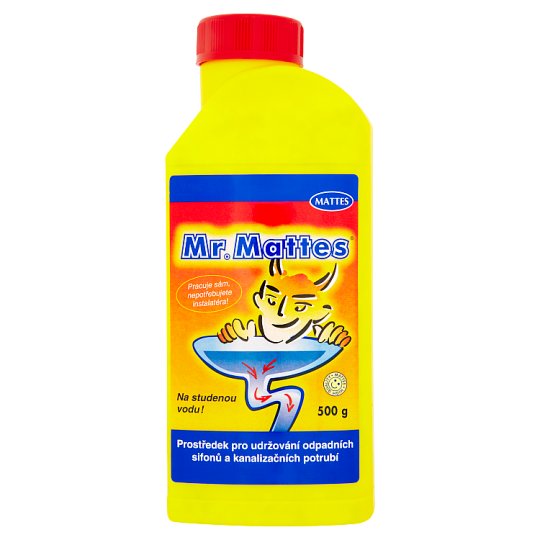 Mr. Mattes lefolyótisztító, dugulásoldószer 500 g