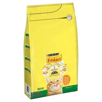 Friskies Indoor Cats teljes értékű állateledel felnőtt macskák számára csirkével-zöldségekkel 1,5 kg