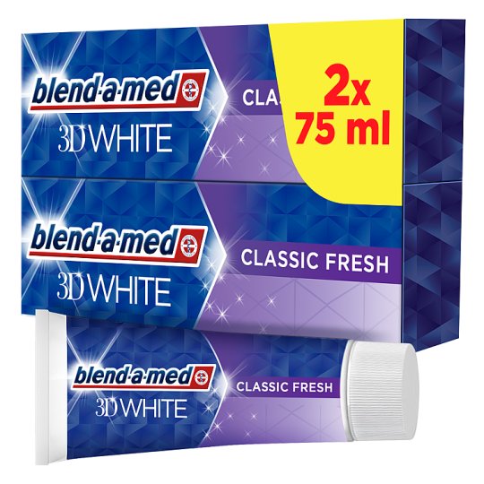 Blendamed 3D White Fresh Toothpaste 2x75 ml Tesco Online, Tesco