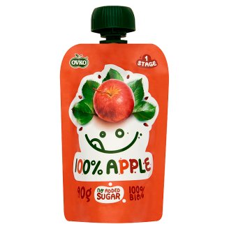 Ovko BIO 100% alma bébidesszert 6 hónapos kortól 90 g