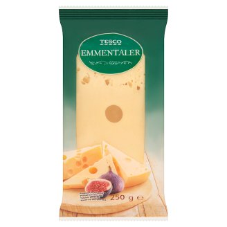 Tesco zsíros, félkemény ementáli sajt 250 g