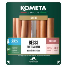 Kometa Ínyenc Crunchy Viennese Sausage Smoked with Beech Wood 400 g