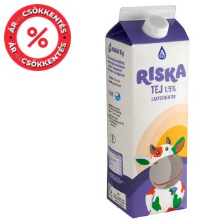 Riska ESL laktózmentes zsírszegény tej 1,5% 1 l