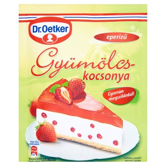 Dr. Oetker Gyümölcskocsonyapor eperízű 100 g