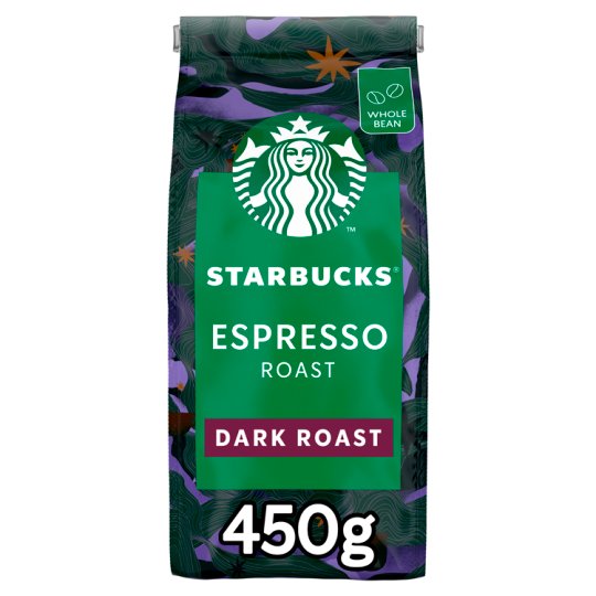 Starbucks Espresso Roast Whole Bean Coffee 450 g - Tesco Online, Tesco ...