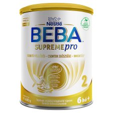 Beba SupremePro 2 tejalapú anyatej-helyettestő tápszer fehérje-hidrolizátumból 6 hó+ 400 g 