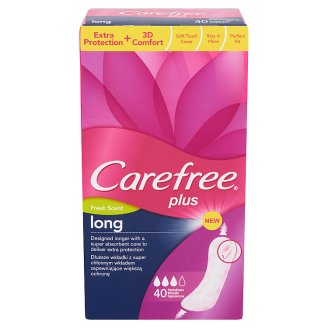 Carefree Plus Long Fresh Scent tisztasági betét 40 db