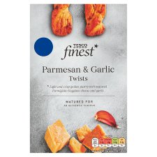 Tesco Finest All Butter Parmesan & Garlic Twists 100 g