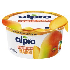 Alpro fermentált szójakészítmény mangóval, hozzáadott kalciummal és vitaminokkal 135 g