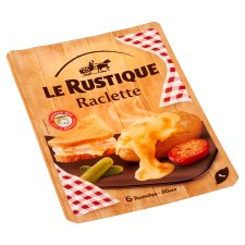 Le Rustique zsíros, félkemény raclette sajt kéreg nélkül 140 g 