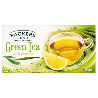 Packers Best filteres citrom ízesítésű zöld tea 40 filter 70 g