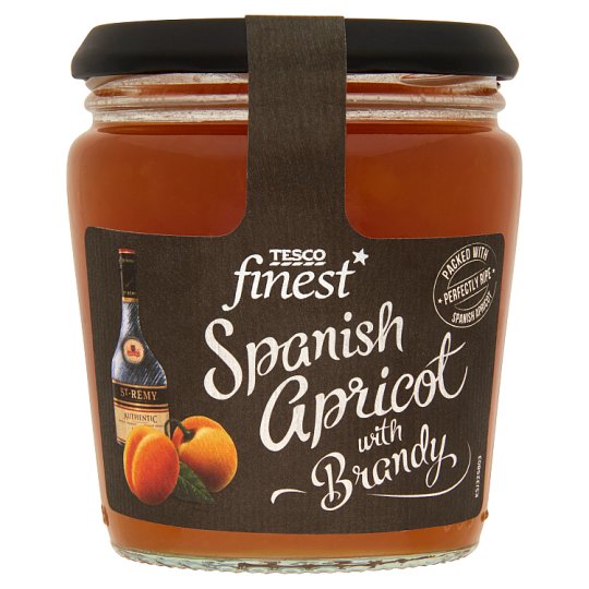 Tesco Finest Spanish Apricot Jam with Brandy 340 g Tesco Online