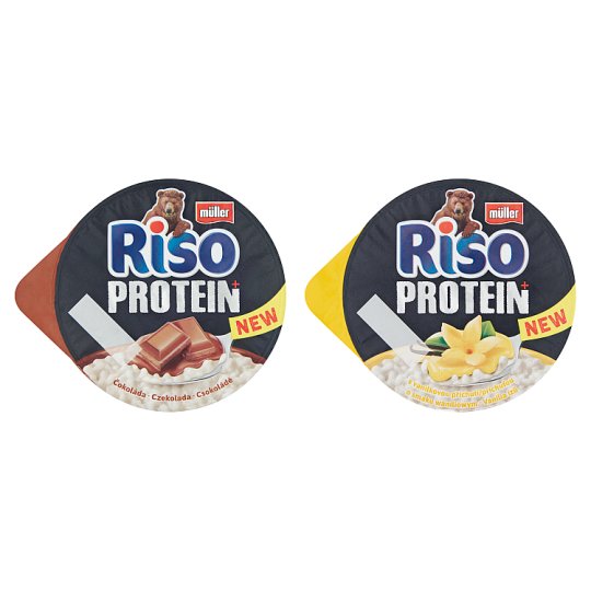 Müller Riso Protein+ csokoládés tejberizs desszert 200 g