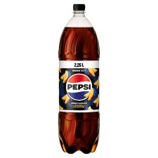 Pepsi Cola Flavoured Energy-Free Carbonated Drink with Sweeteners and Mango Flavour 2,25 l