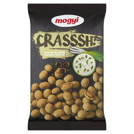Mogyi Crasssh! hagymás-tejfölös tésztabundában pörkölt földimogyoró 190 g