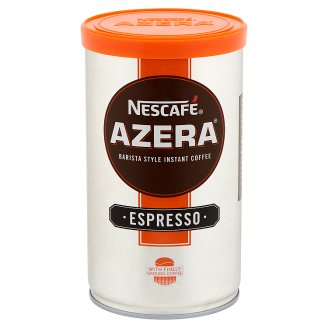 Nescafé Azera Espresso azonnal oldódó kávé, őrölt pörkölt kávéval 100 g