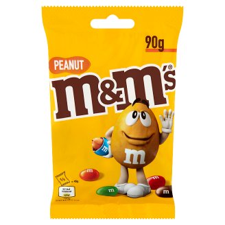 M&M's földimogyorós drazsé tejcsokoládéban cukorbevonattal 90 g