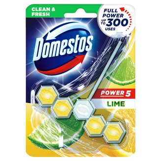 Domestos Power 5 Lime WC frissítő blokk 55 g