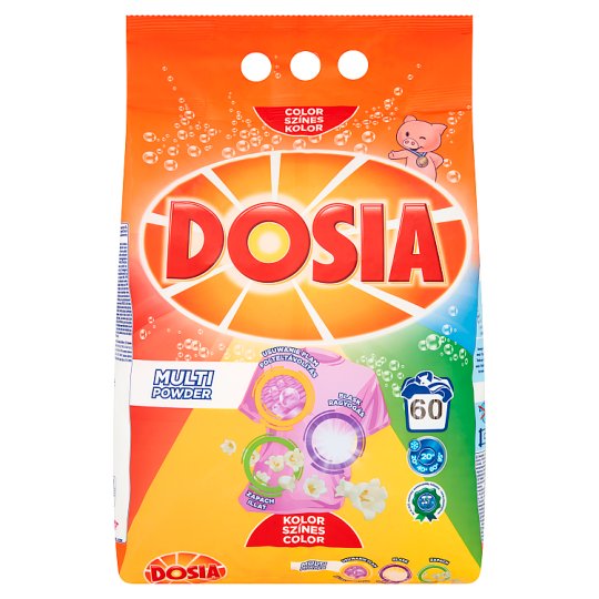 Dosia Multi Powder Detergent for Coloured Clothes 60 Washes 4,2 kg