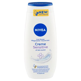 NIVEA Creme Sensitive tusfürdő érzékeny bőrre 250 ml