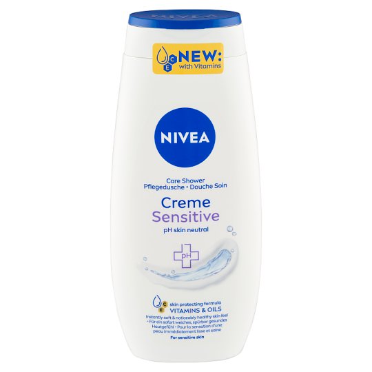 NIVEA Creme Sensitive Cream Shower Gel 250 ml Tesco Online, Tesco