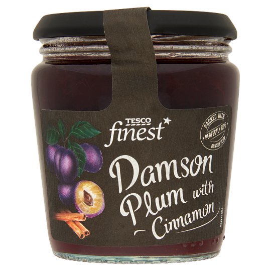 Tesco Finest Damson Plum Jam with Cinnamon 340 g Tesco Online, Tesco
