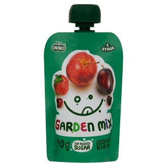 Ovko BIO Kerti Mix gyümölcs püré 6 hónapos kortól 90 g
