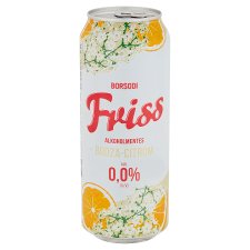 Borsodi Friss bodzavirág és citrom ízesítésű ital és alkoholmentes sör keveréke 0,5 l