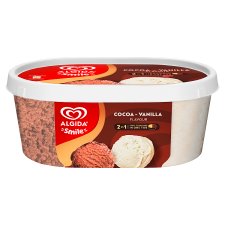 Algida Smile kakaós és vanília ízű jégkrém 1000 ml