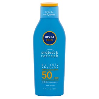 NIVEA SUN Protect & Refresh hűsítő naptej FF50 200 ml
