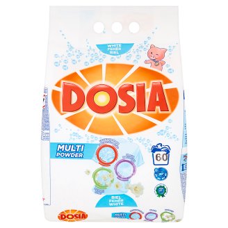Dosia Multi Powder mosópor fehér ruhákhoz 60 mosás 4,2 kg